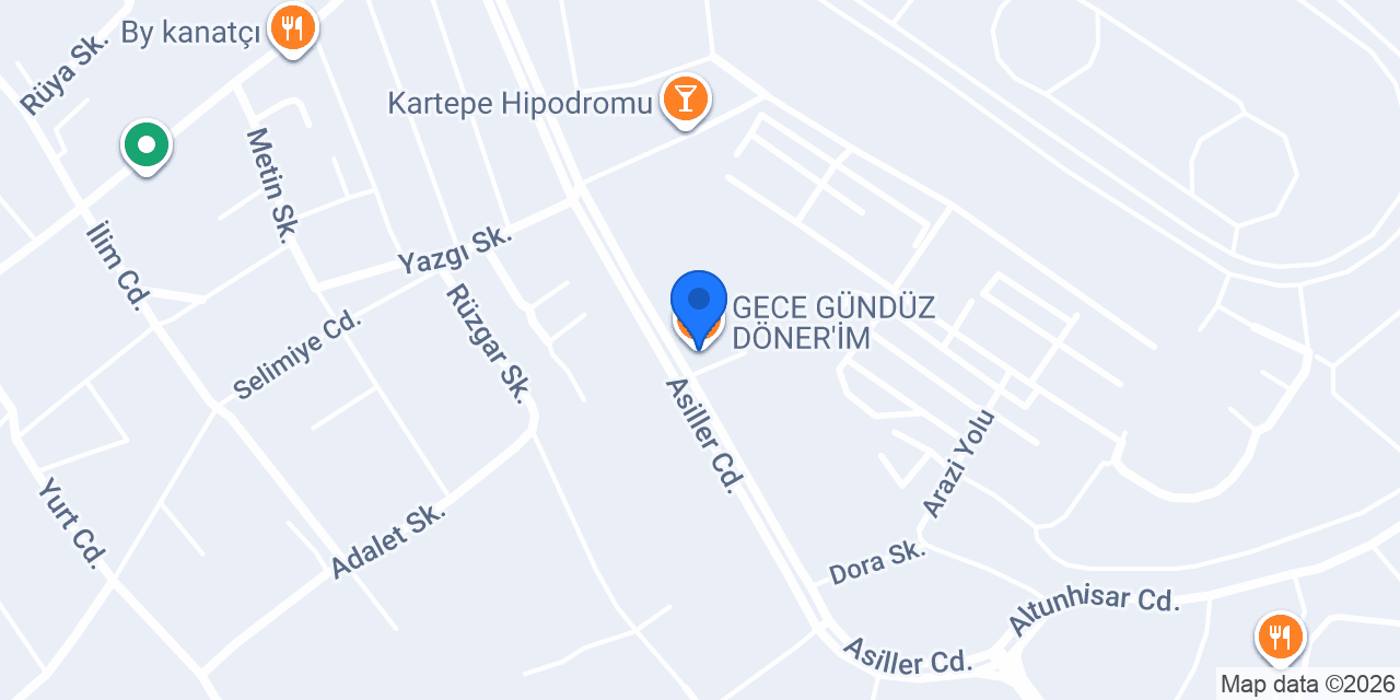 GECE GÜNDÜZ DÖNER'İM konumu