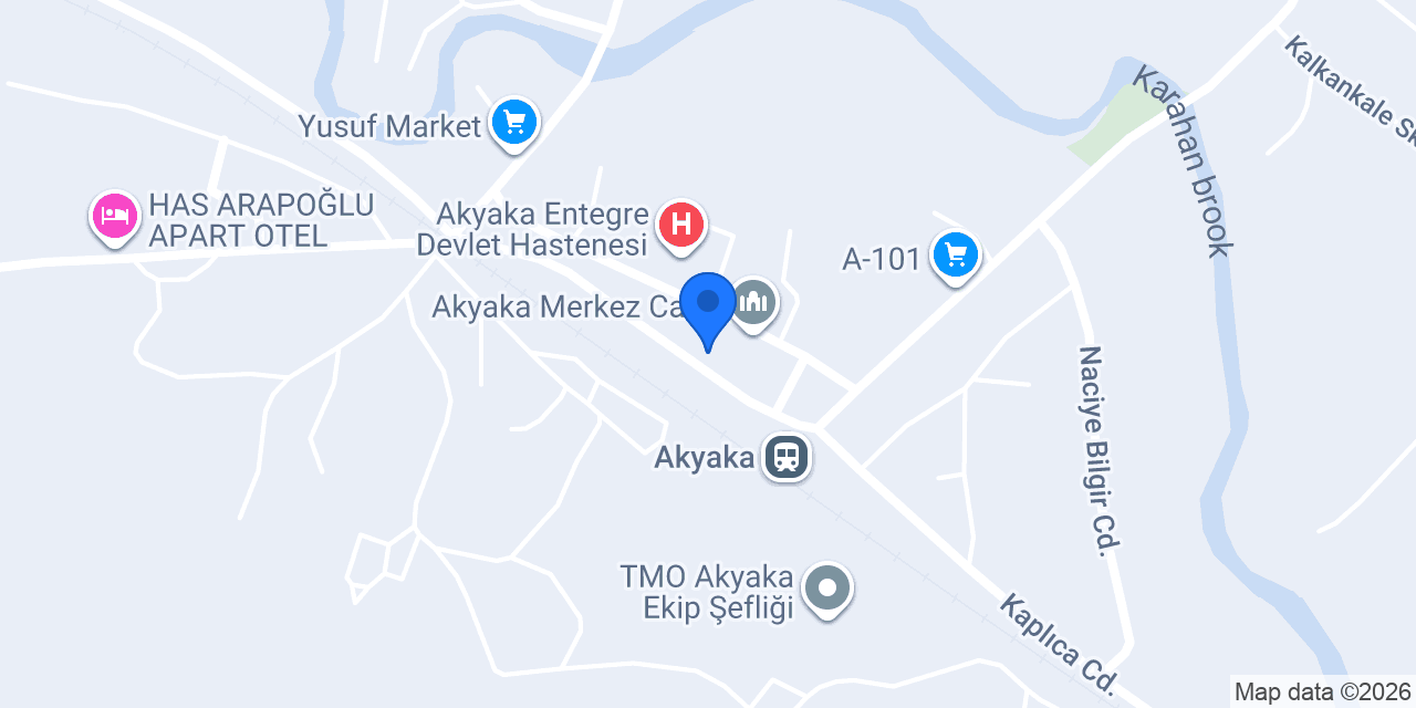 Akyaka Noterliği konumu