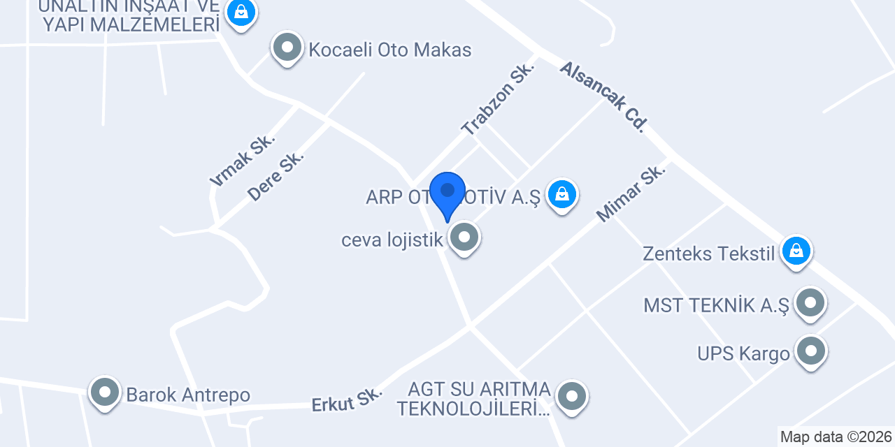 Yin - Yapı | Lojistik | Antrepo konumu