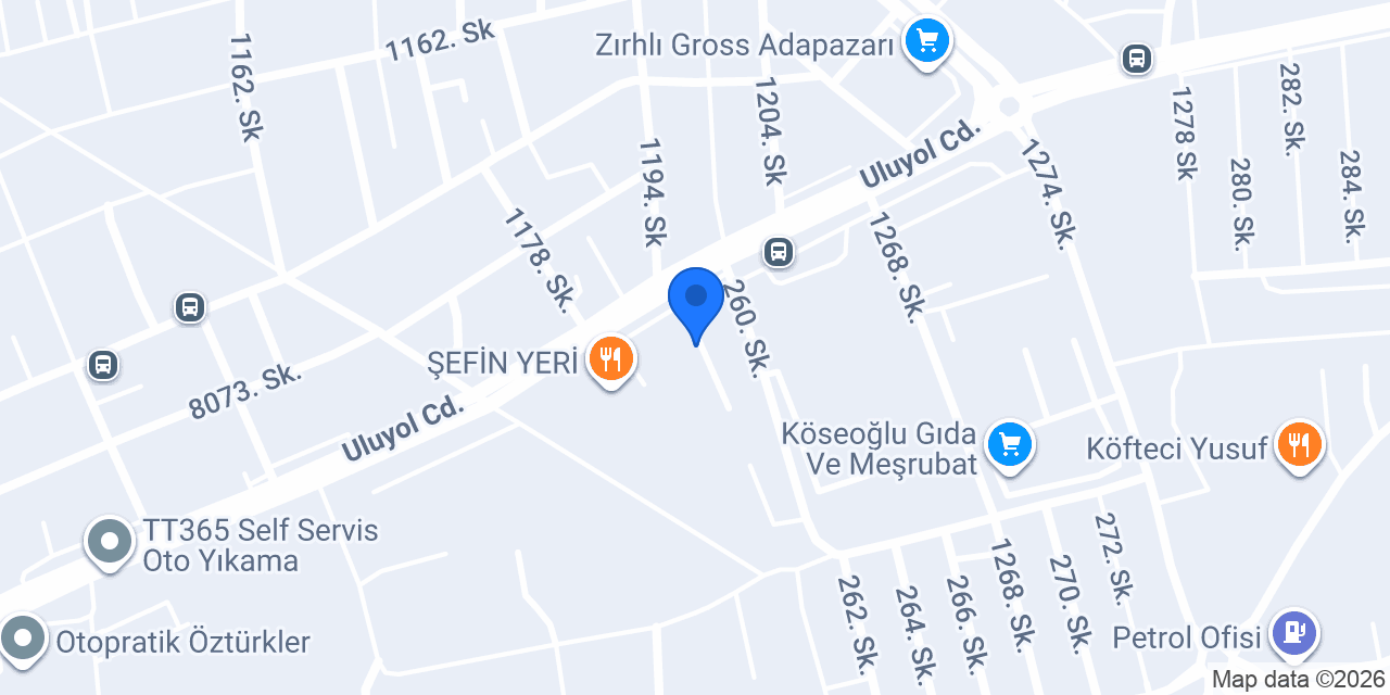SAKARYA GÜNAY GIDA LTD.ŞTİ. konumu