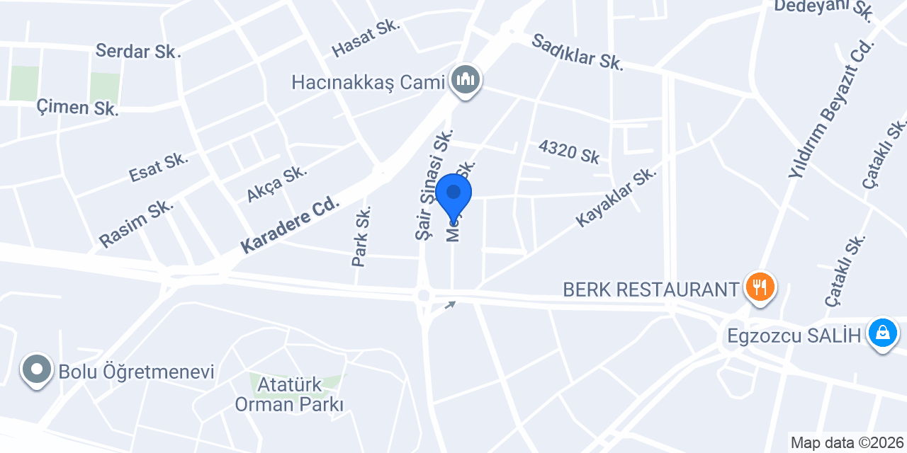 Serbest Muhasebeci Levent Sütçü konumu