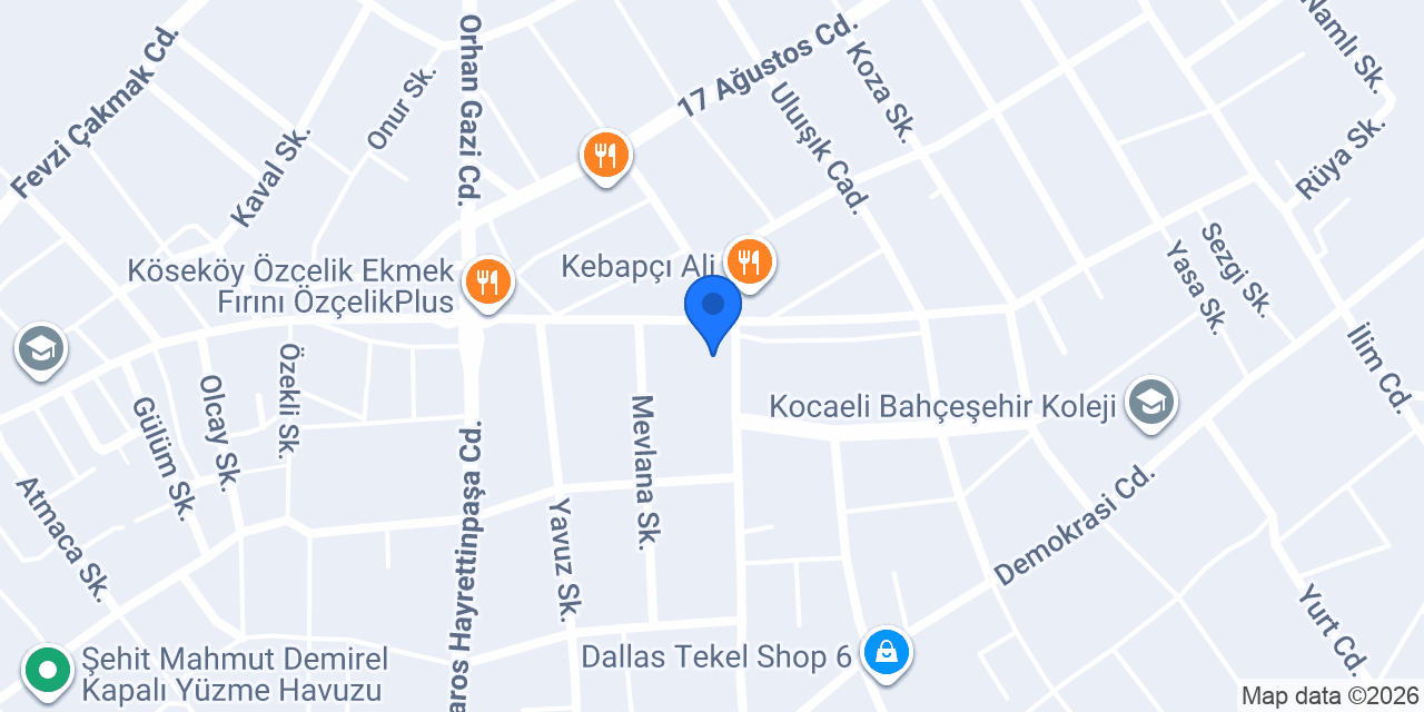 ÜSTÜN Dondurma Tatlı konumu