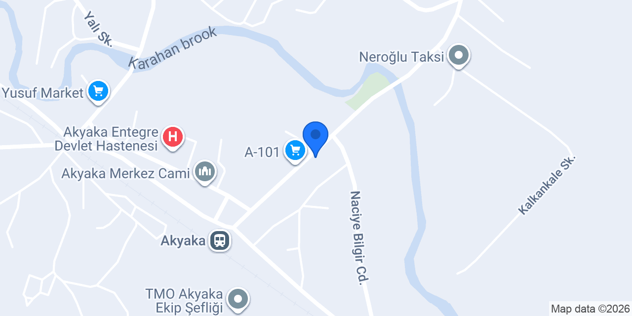 ÖZKAYA VETERİNER KLİNİĞİ konumu