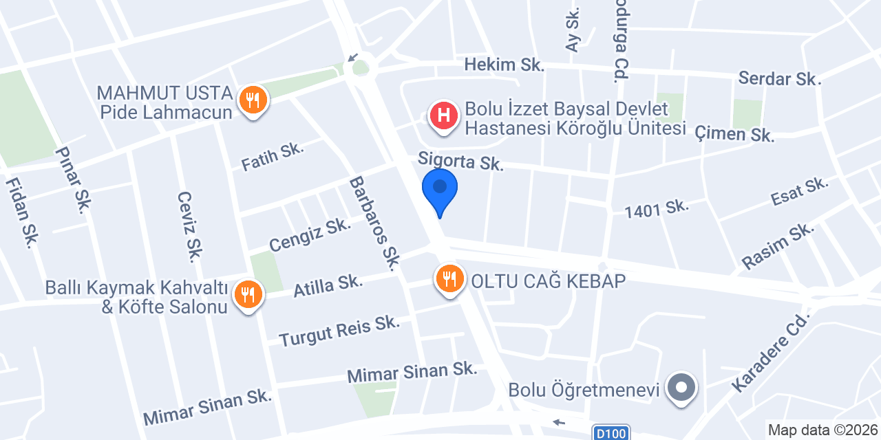Fırında Simit konumu