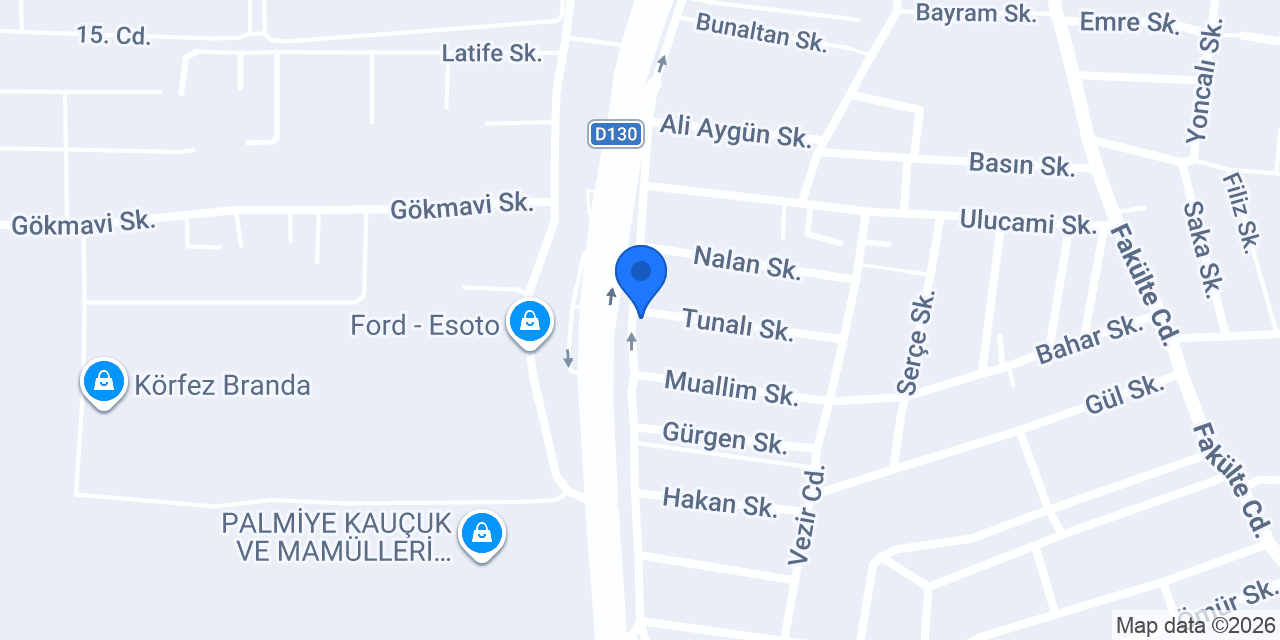 HDM LASTİK OTOMOTİV konumu