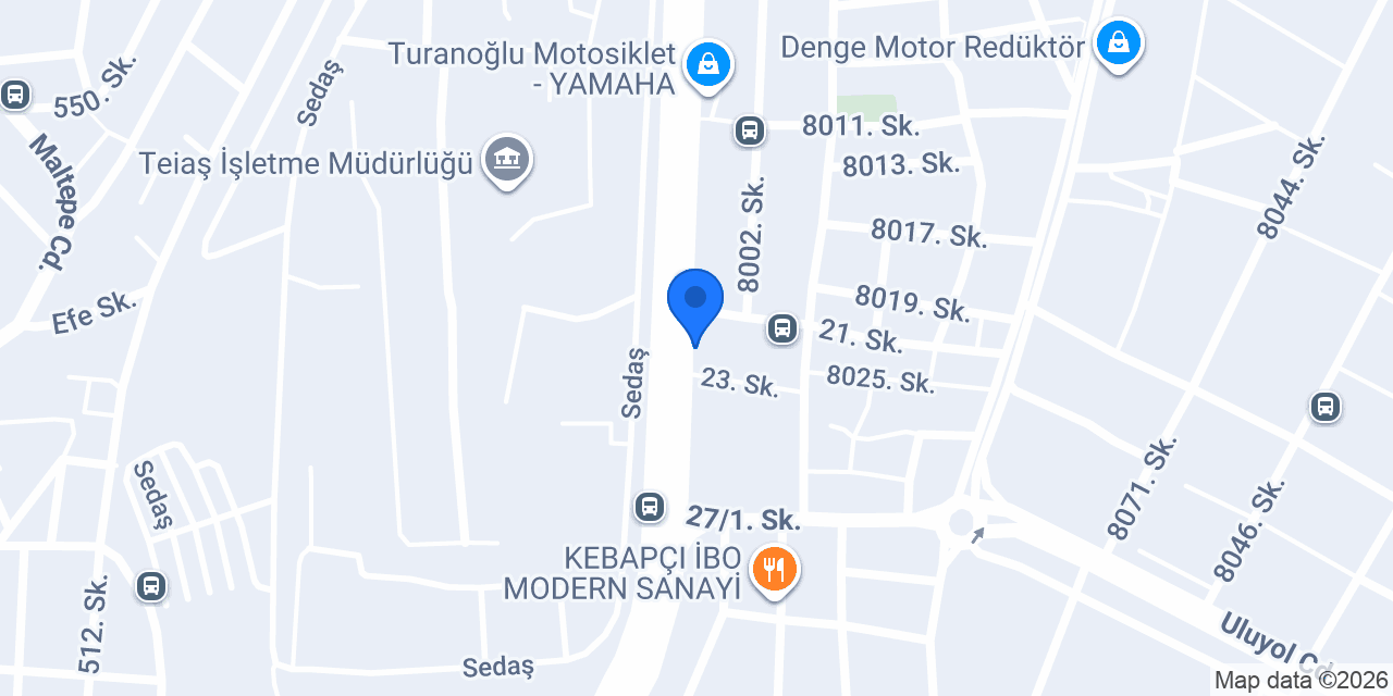 Mitpar Otomotiv konumu