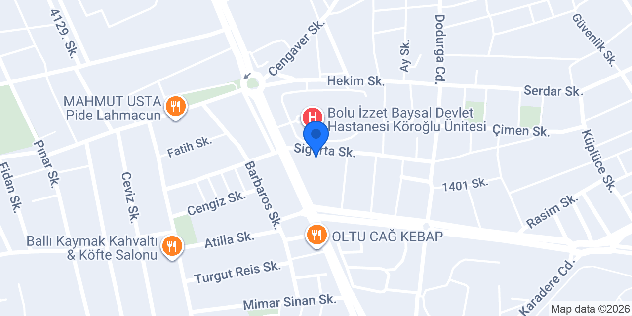 Yamaner Eczanesi konumu