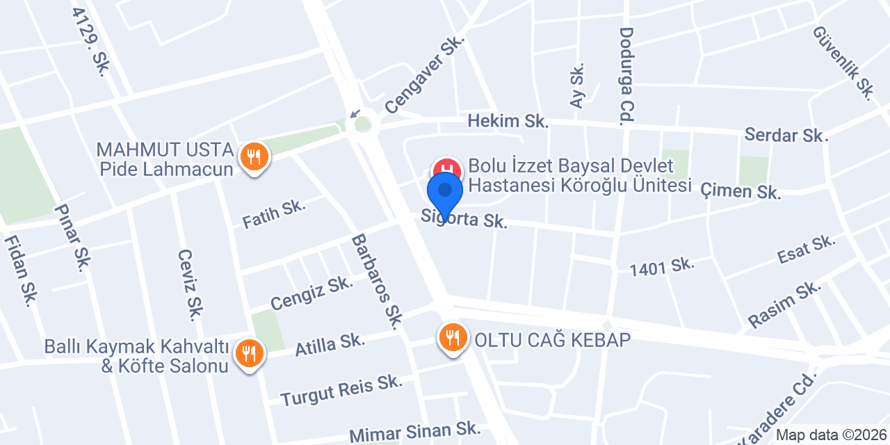 Korkut Eczanesi konumu