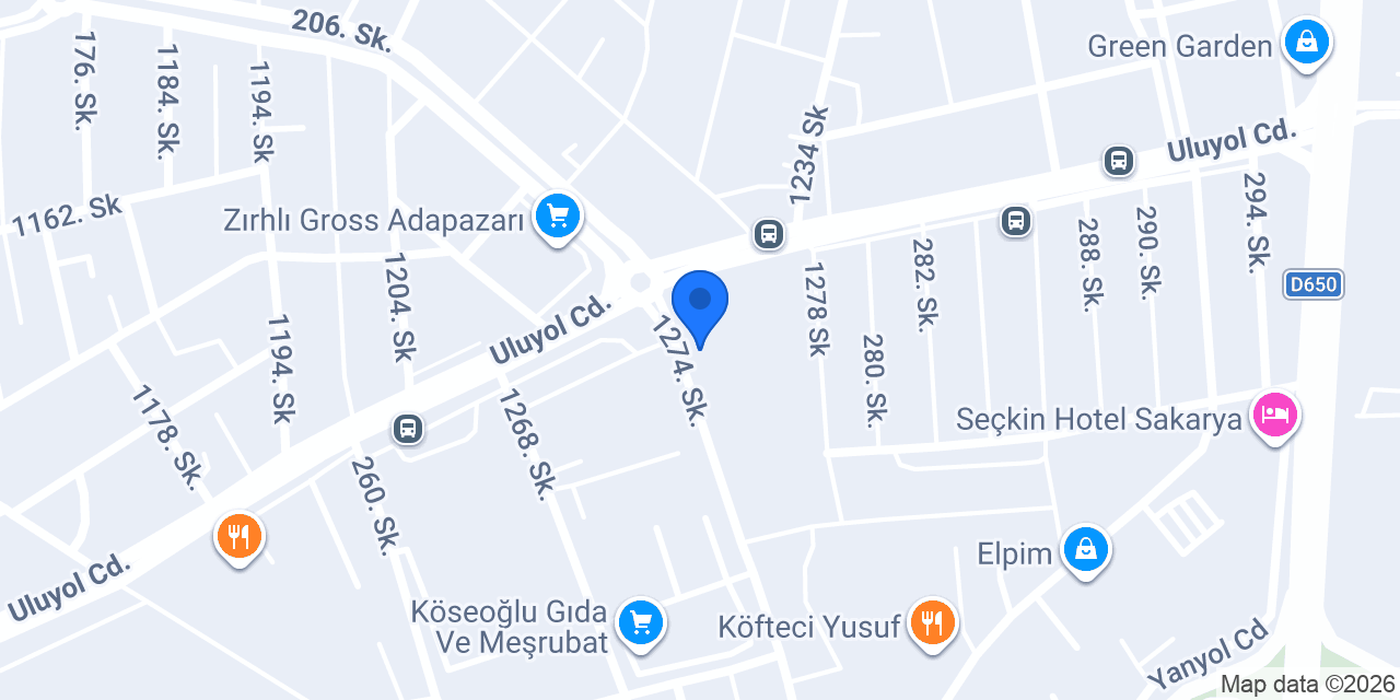 SIXT Araç Kiralama konumu