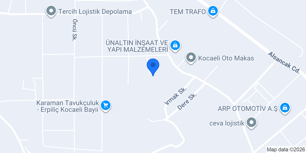 SAVA İZMİT METAL A.Ş. konumu
