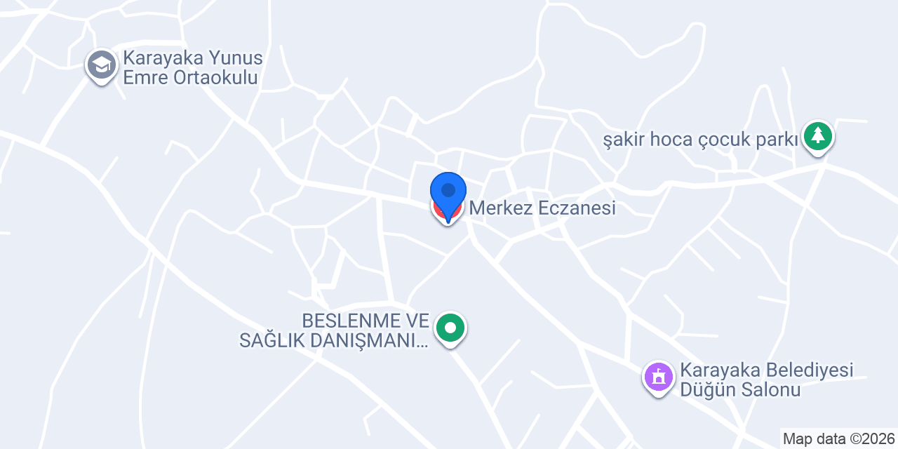 Merkez Eczanesi konumu