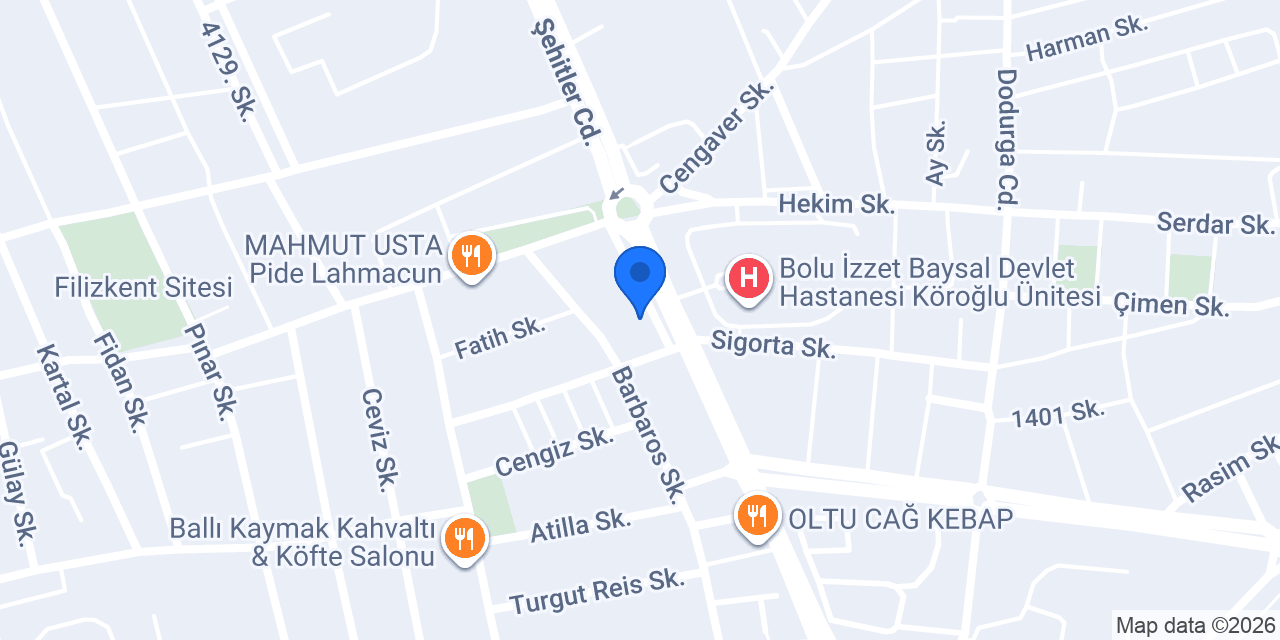 Özgür Eczanesi konumu