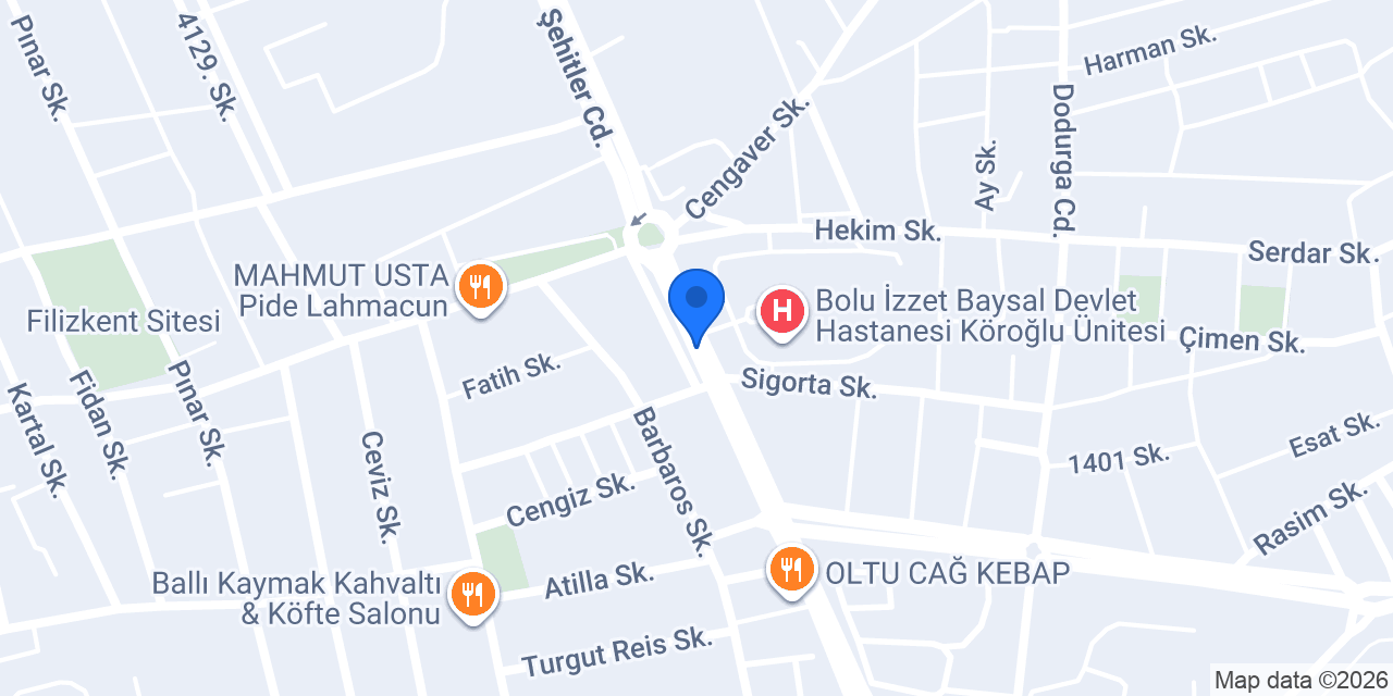 Nejat Optik konumu