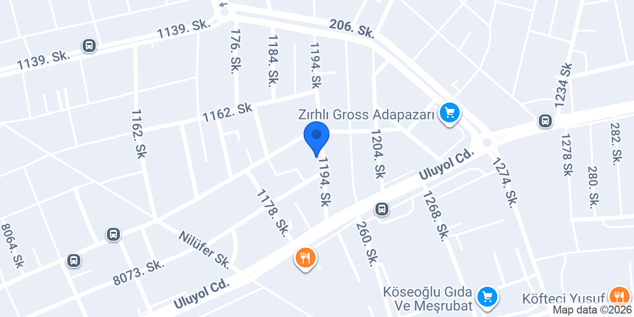 ADA BERAT RENT A CAR konumu