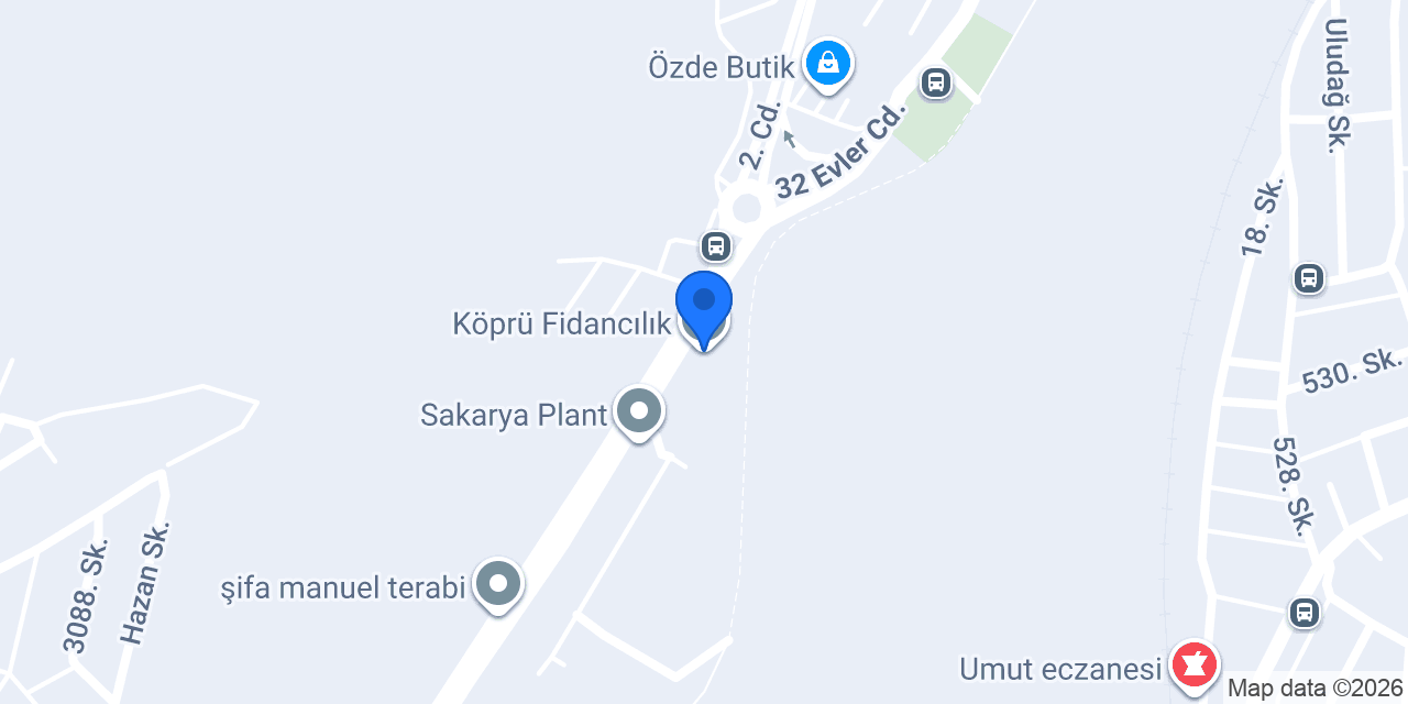 Köprü Fidancılık konumu