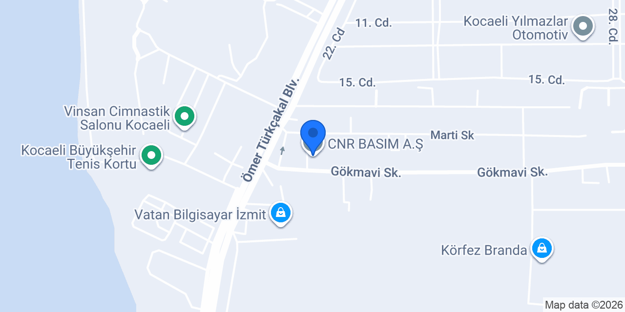 CNR BASIM A.Ş. konumu
