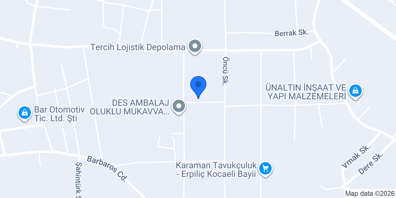 Narsel Yapı Giydirme Cephe Sistemleri konumu