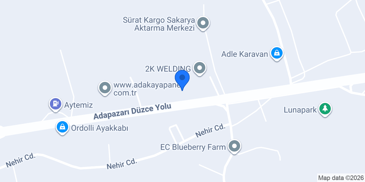 Derya Büro A.Ş. konumu
