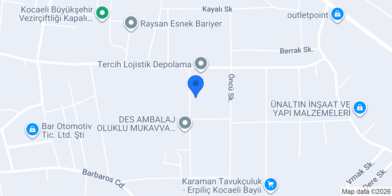 HİRA Demir Çelik konumu