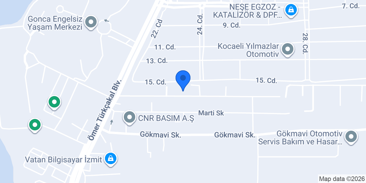 EcuMasters KOCAELİ Lisanslı Chip Tuning konumu