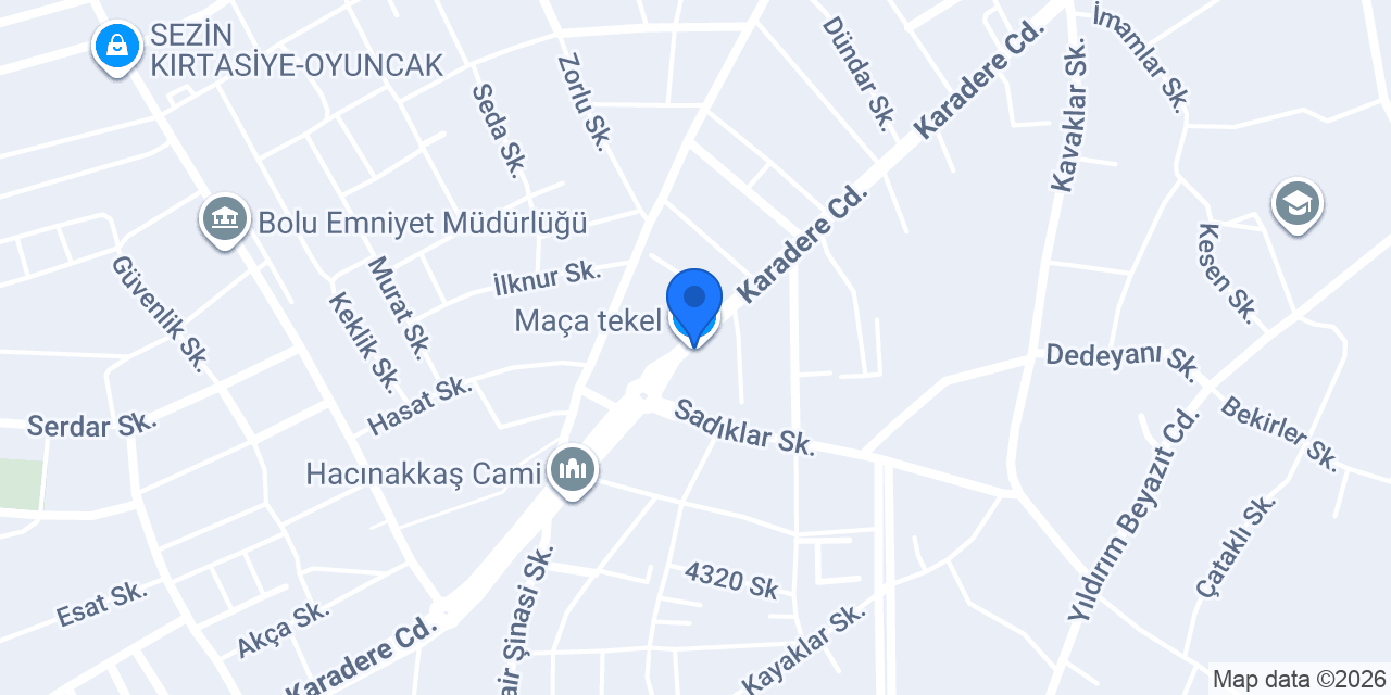 Maça tekel konumu