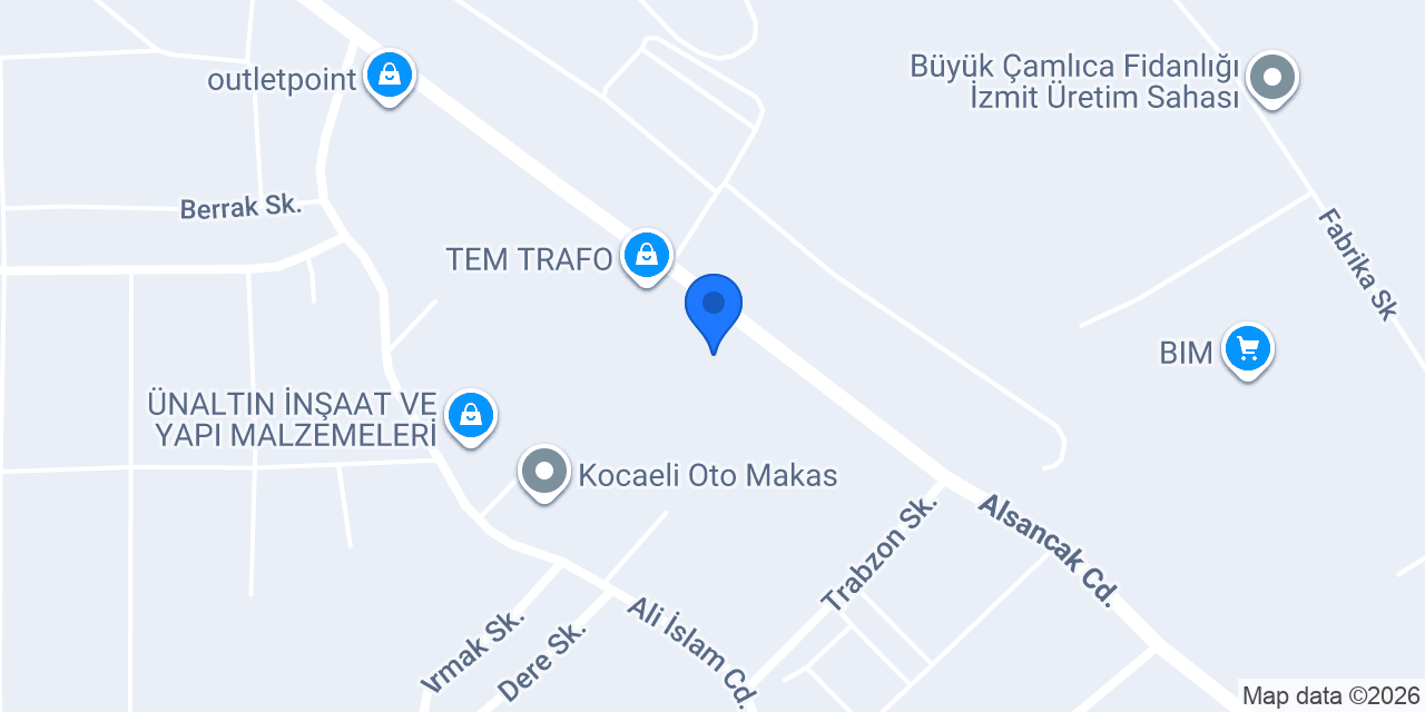 MAVİDENİZ ORMAN ÜRÜNLERİ konumu