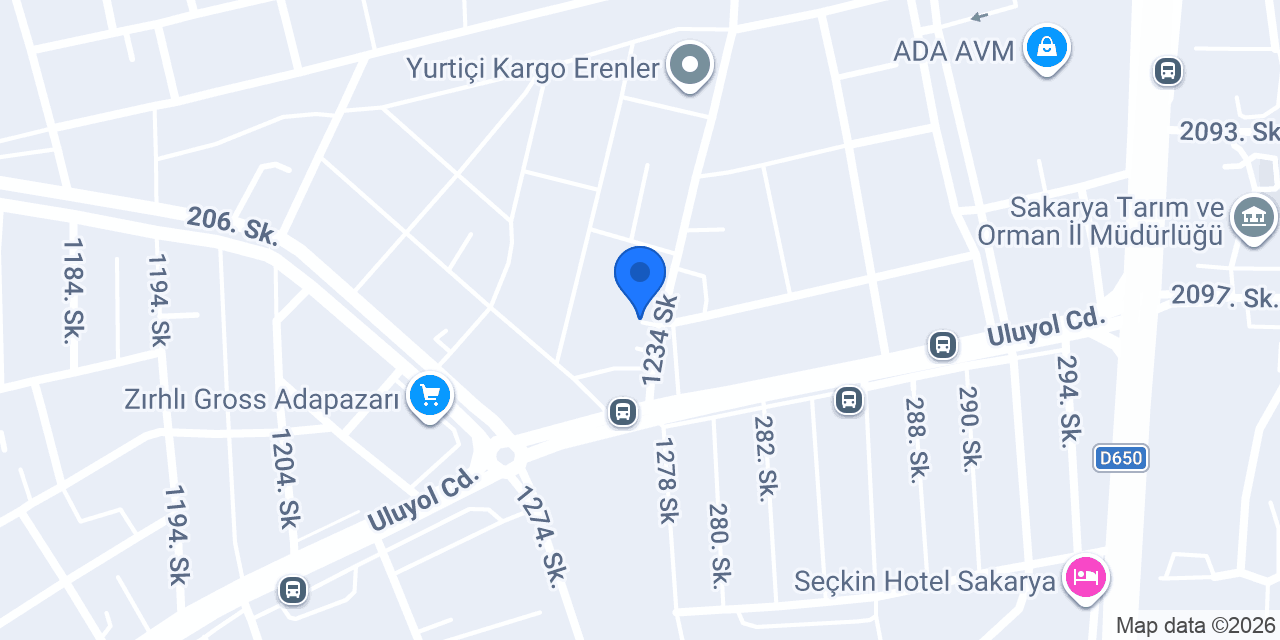 Okuyan Masa Sofra San. Tic. Ltd. Şti. konumu