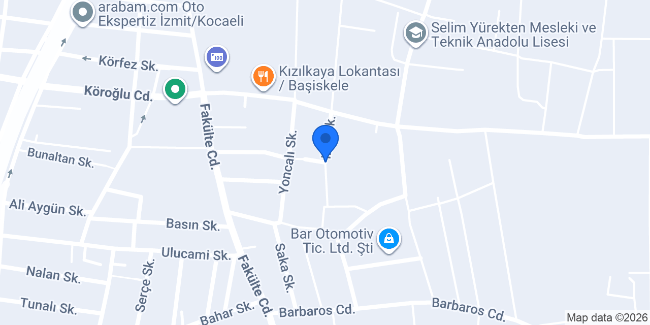 Güneşler Otomotiv konumu