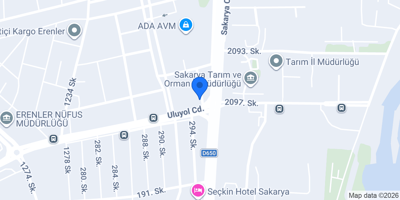 OR-ÇELİK Boru Profil Sac konumu