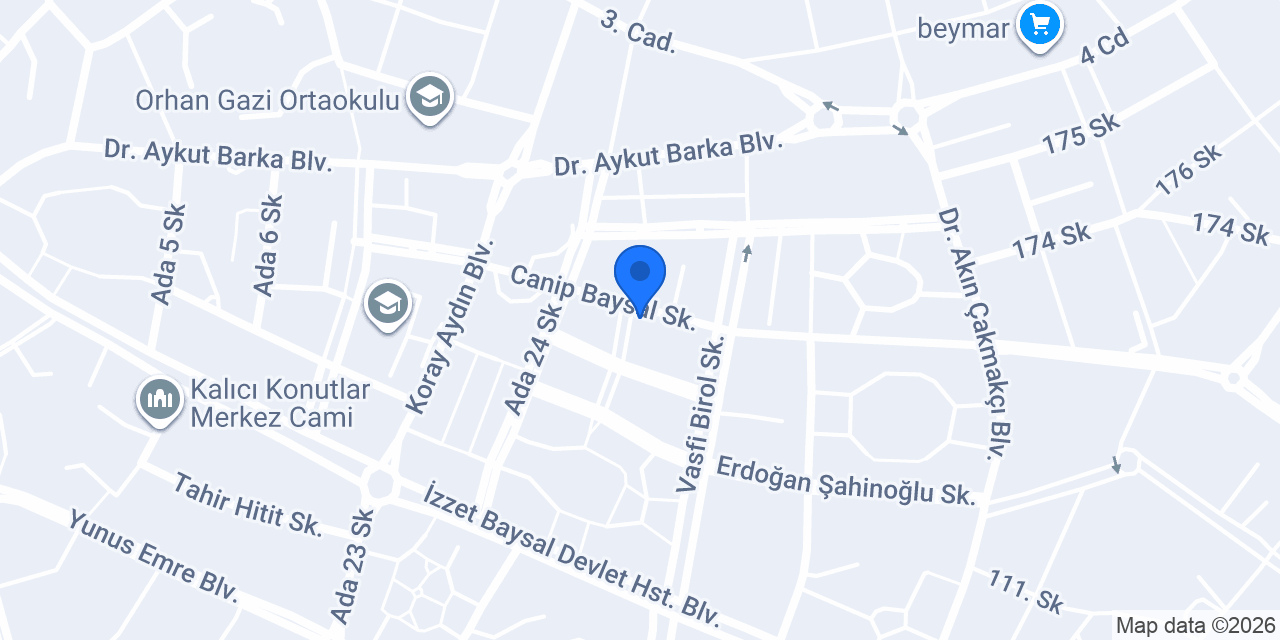 Eczane Pınar konumu