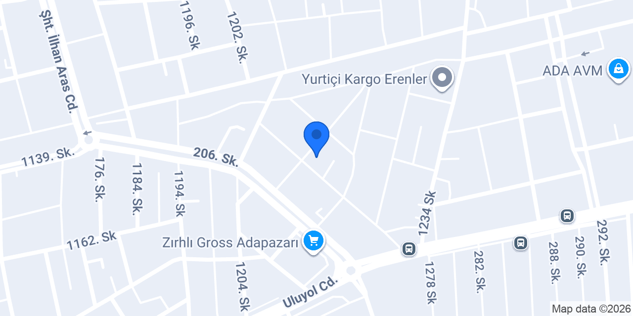 HHS Otomatik Kapı Sanayi ve Ticaret Limited Şirketi konumu
