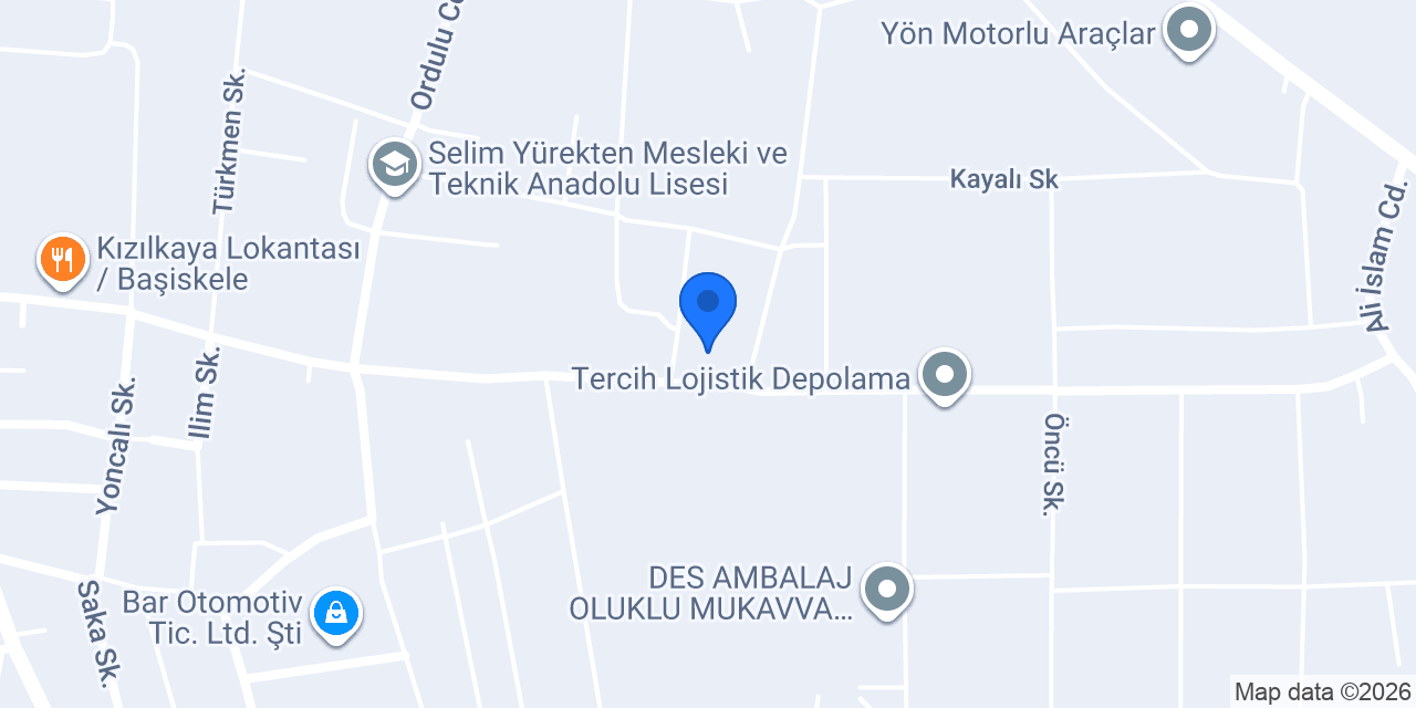 Aldoğsan Alüminyum konumu