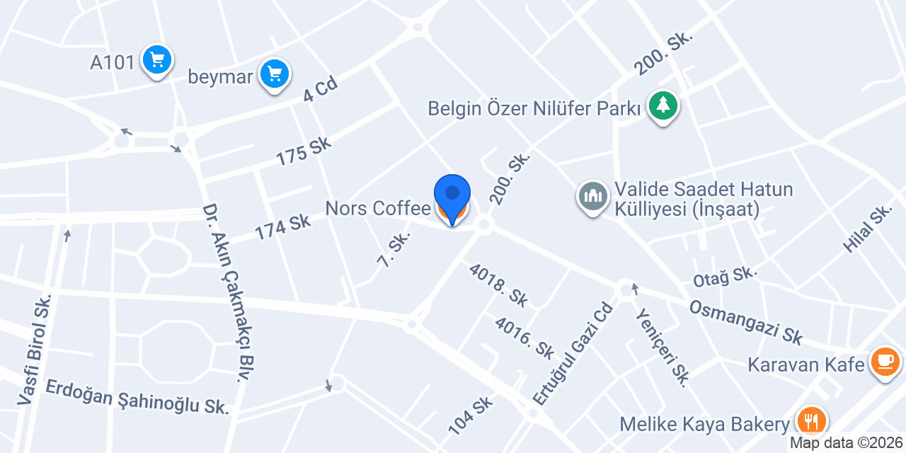 Nors Coffee konumu