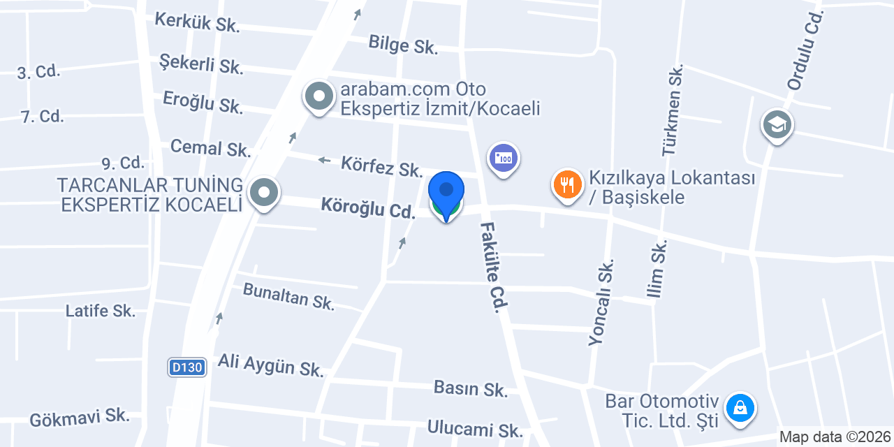 Poligon İzmit konumu