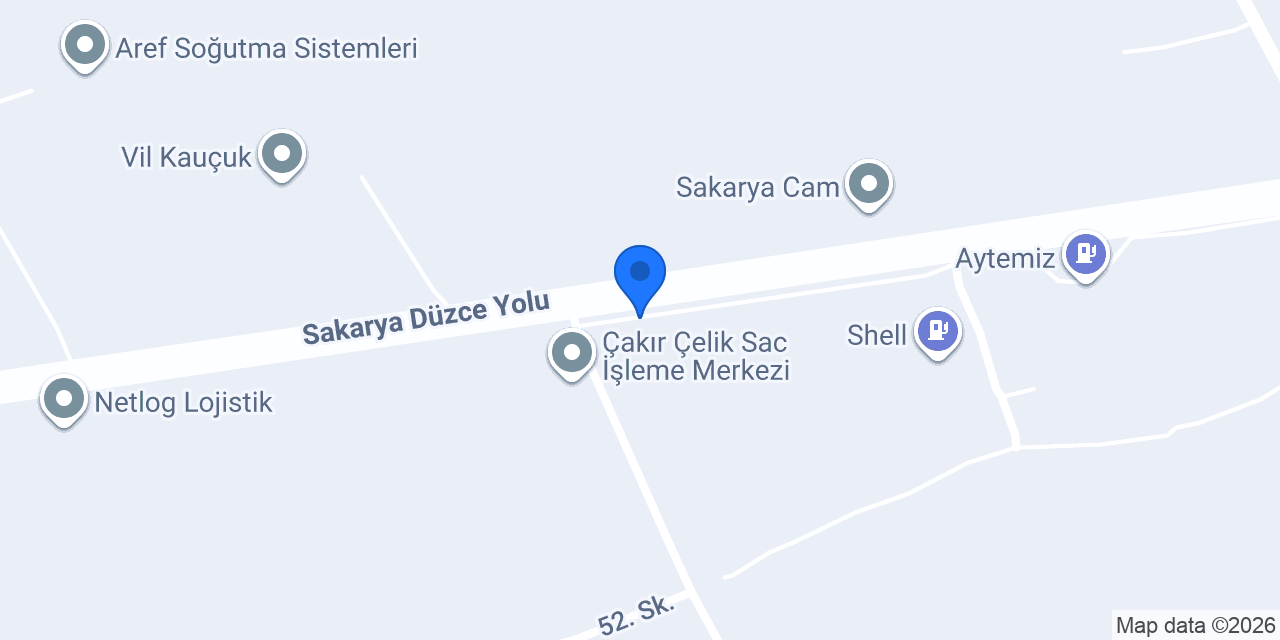 SAKARYA PALET konumu