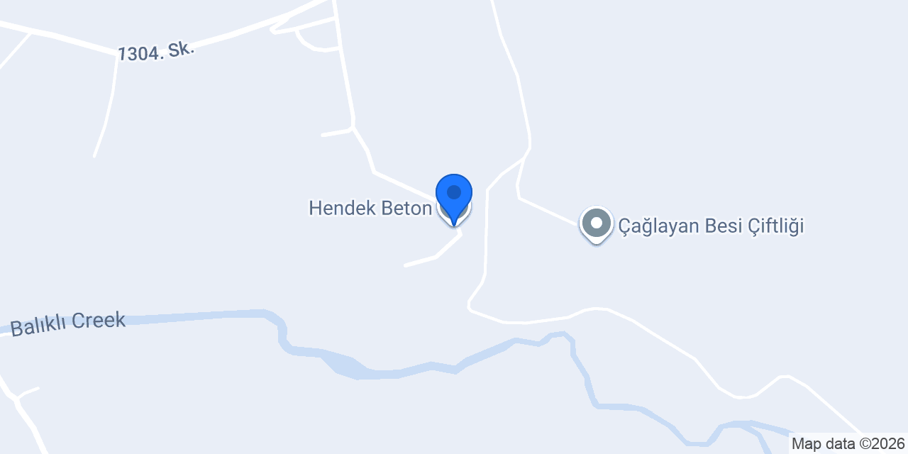 Hendek Beton konumu