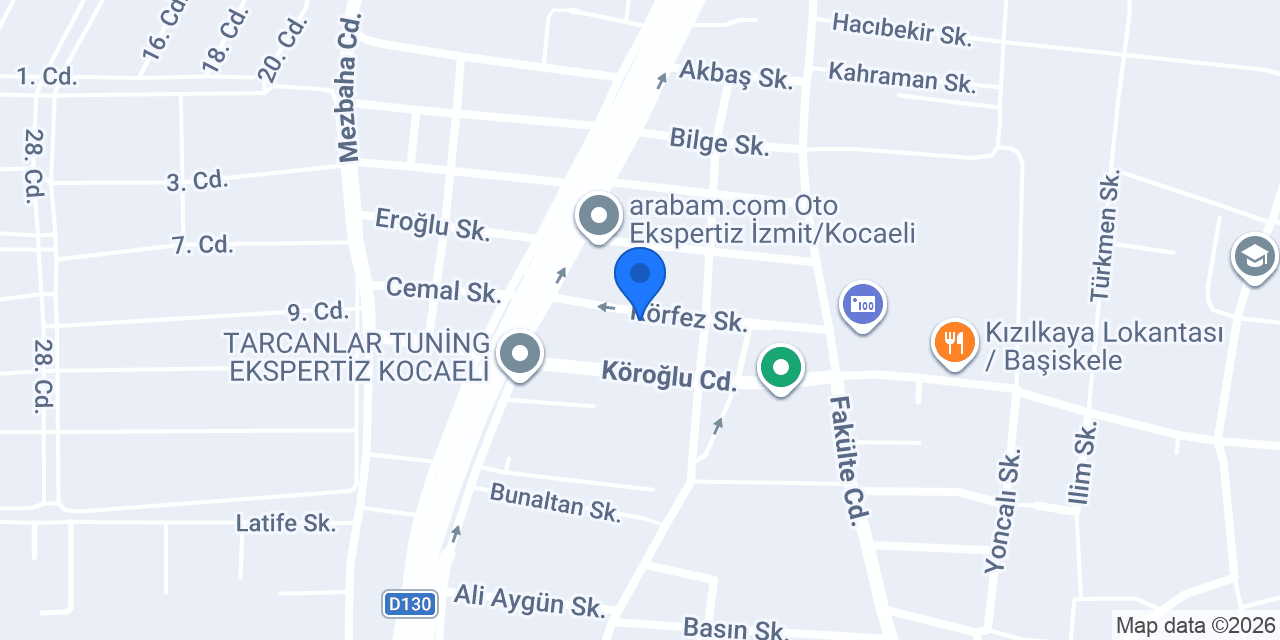 Kocaeli Mazda servisi Ereller Oto konumu