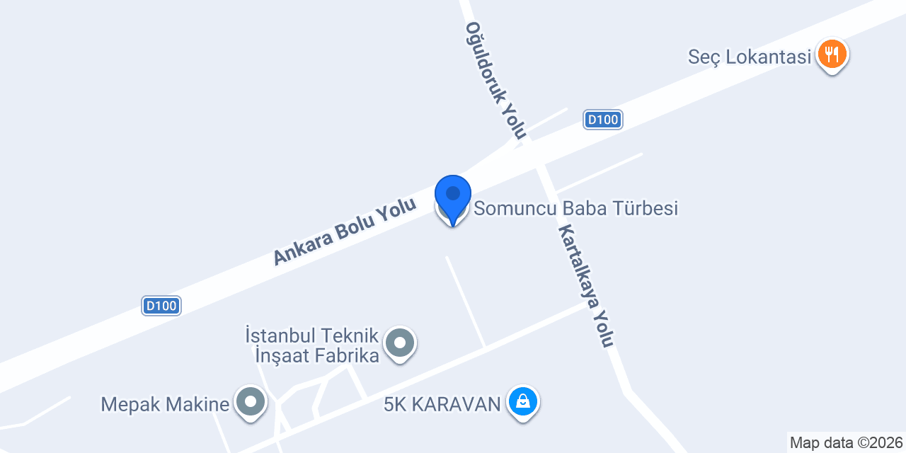 Somuncu Baba Türbesi konumu