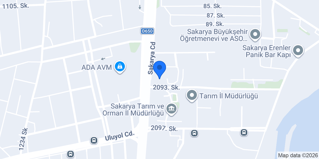 Erenler İlçe Emniyet Müdürlüğü konumu