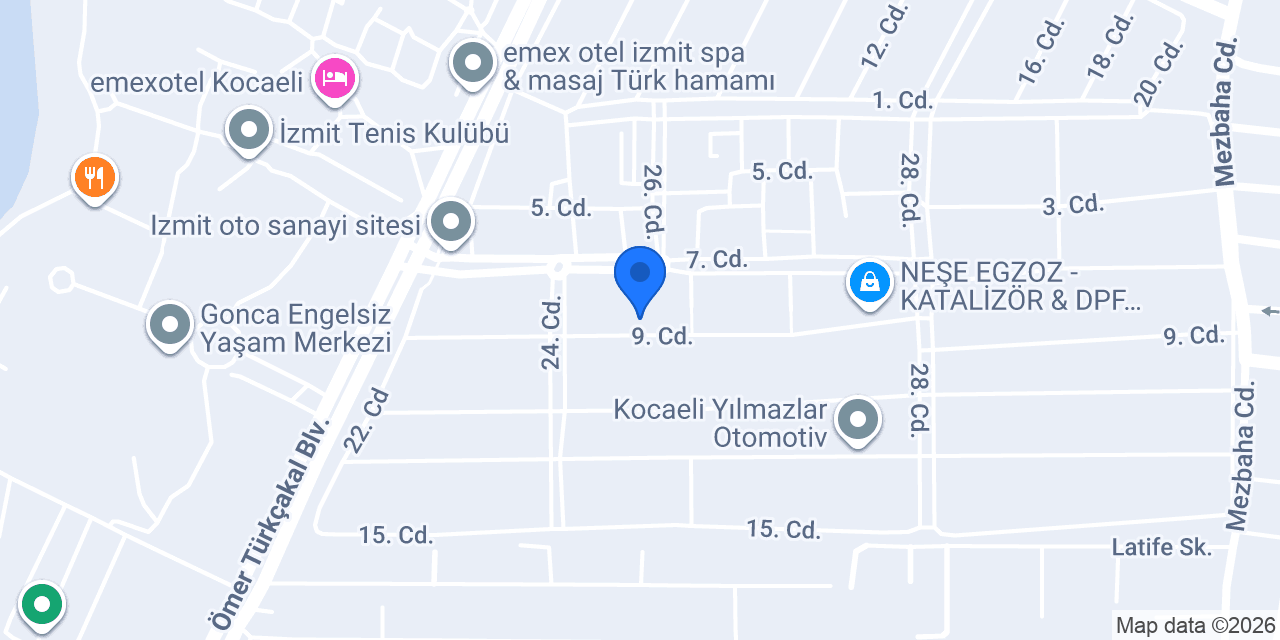 Körfez Özel Servis konumu