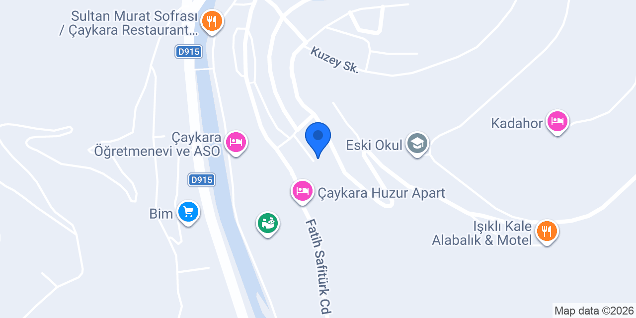 Ali Osman ulusoy çaykara acentesi konumu