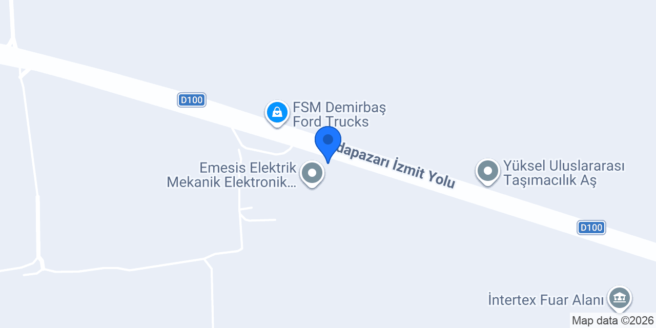 Tys Tunel Yapi Sistemleri Ltd. Sti. konumu