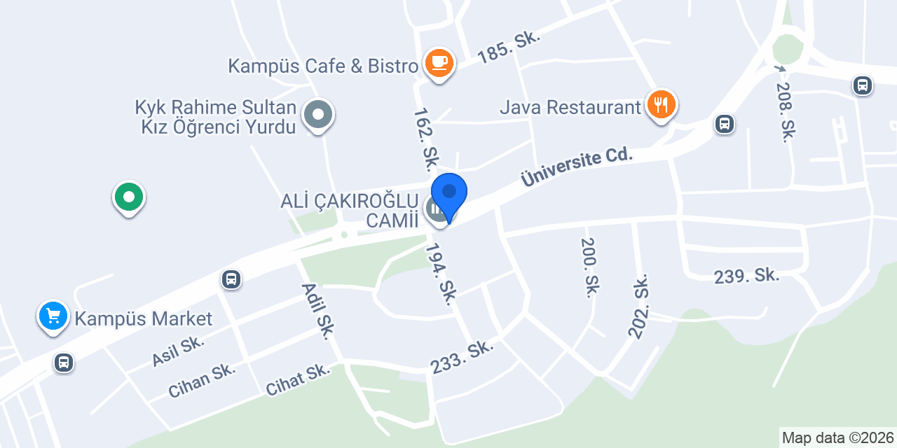 Çakıroğlu Kız Öğrenci Yurdu konumu