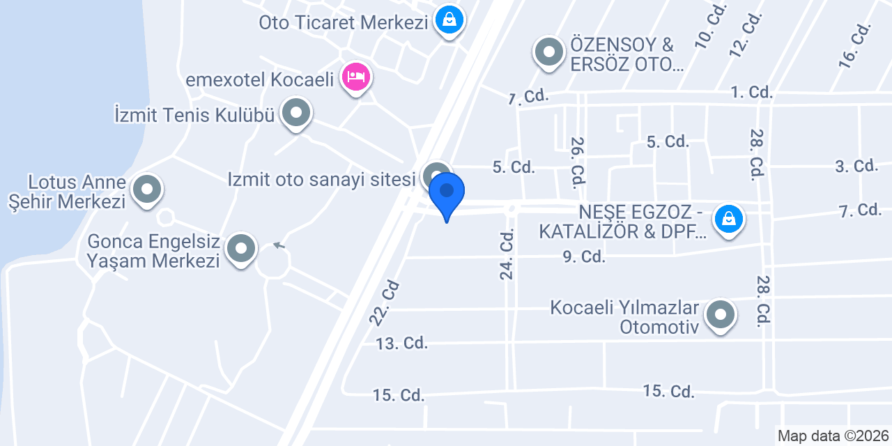 Arı Akü İzmit konumu