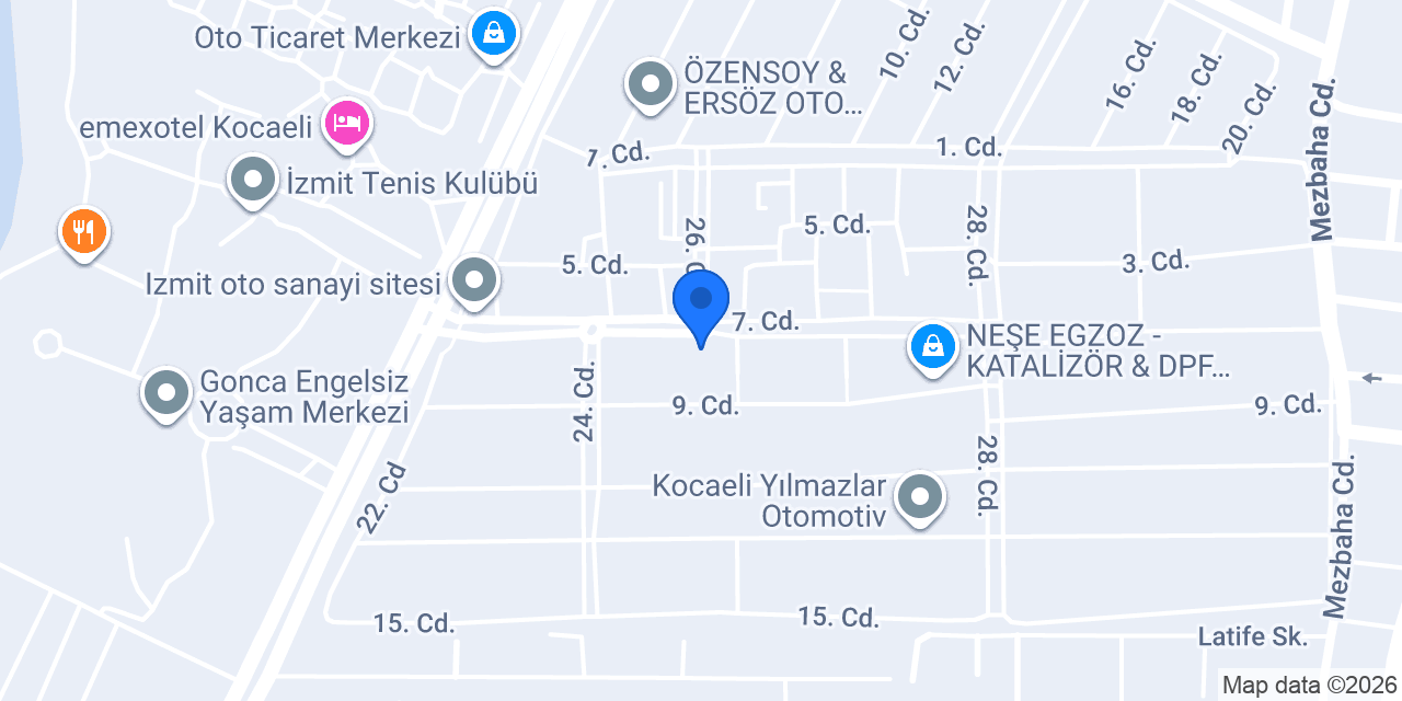 Aksesuar Kocaeli konumu