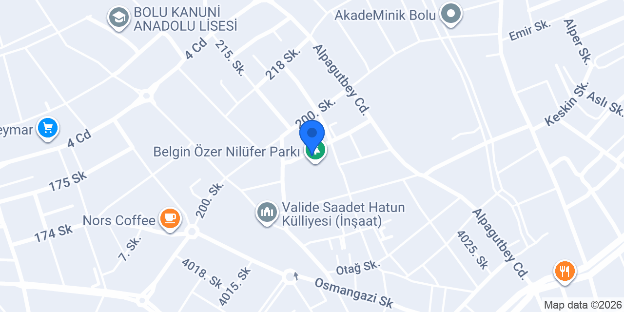 Nilüfer Restaurant konumu