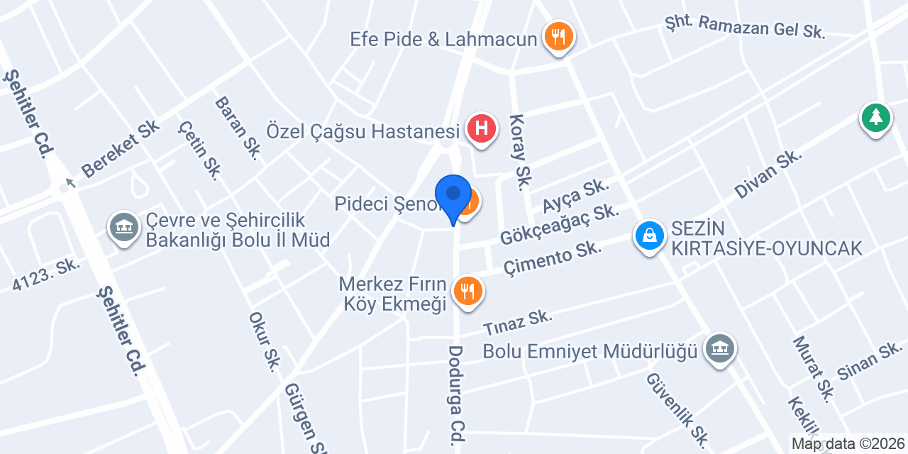 Yakamoz Kafe konumu