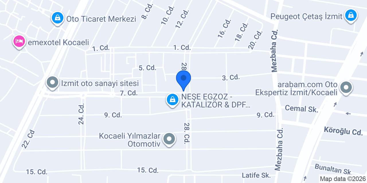 BMW GÜL OTO konumu