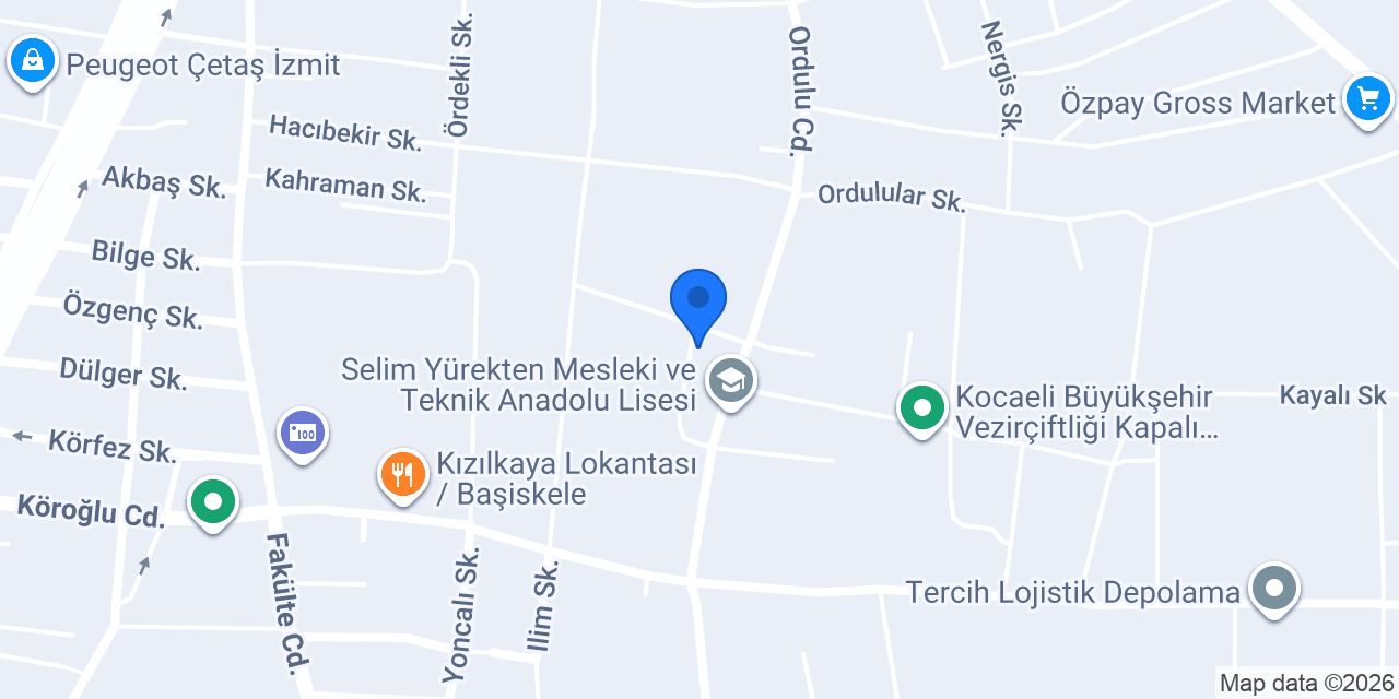 Opak Boya Sanayi Tic. Ltd. Şti. konumu