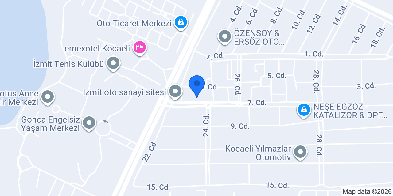 İzmit Oto Yedek Parça ( İZMİT Ş. ) konumu